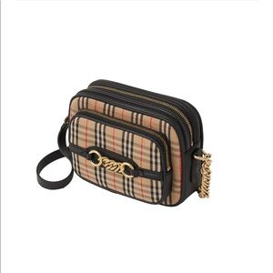 Burbery kinight check crossbody bag camera link